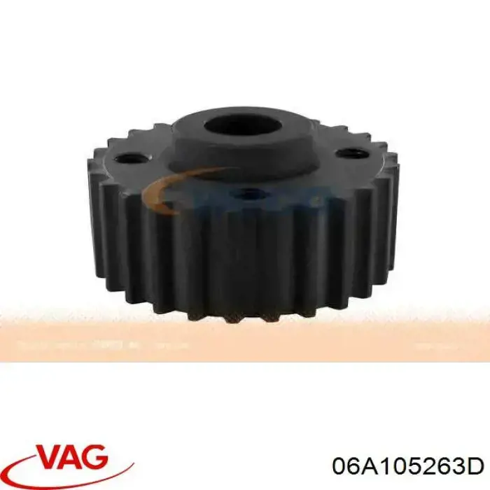 06A105263D VAG engrenagem de cadeia da roda dentada de acionamento de cambota de motor
