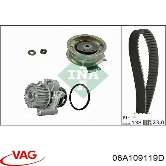 ГРМ ремни VAG 06A109119D