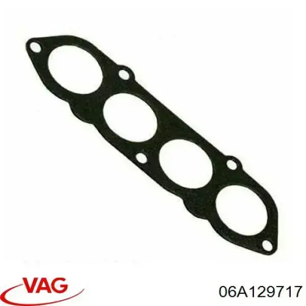 Прокладка впускного коллектора верхняя 06A129717 VAG