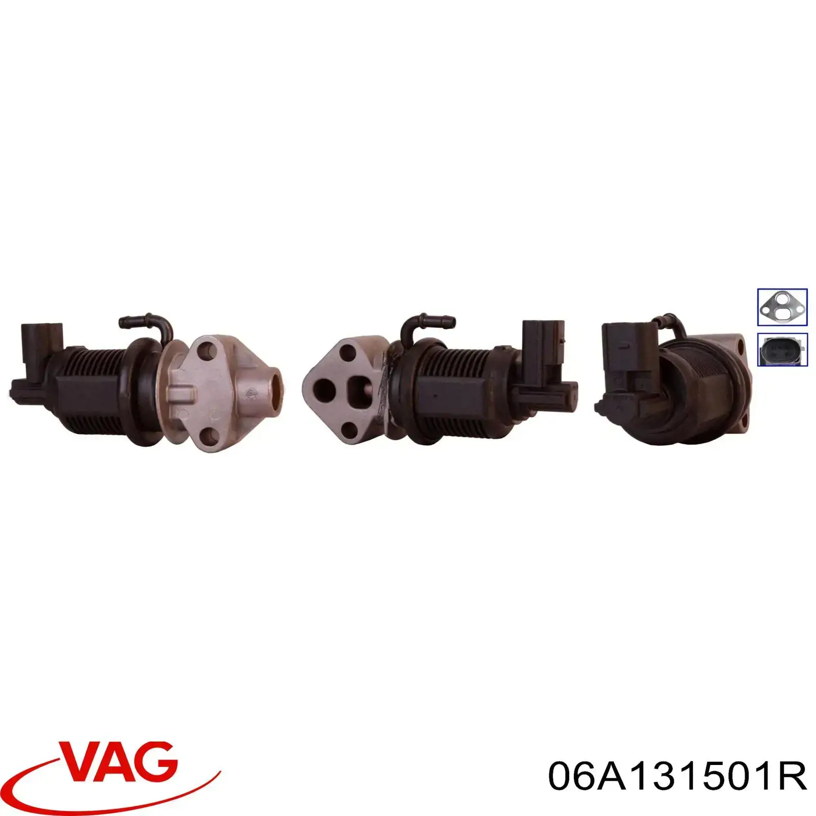 Клапан EGR, рециркуляции газов VAG 06A131501R