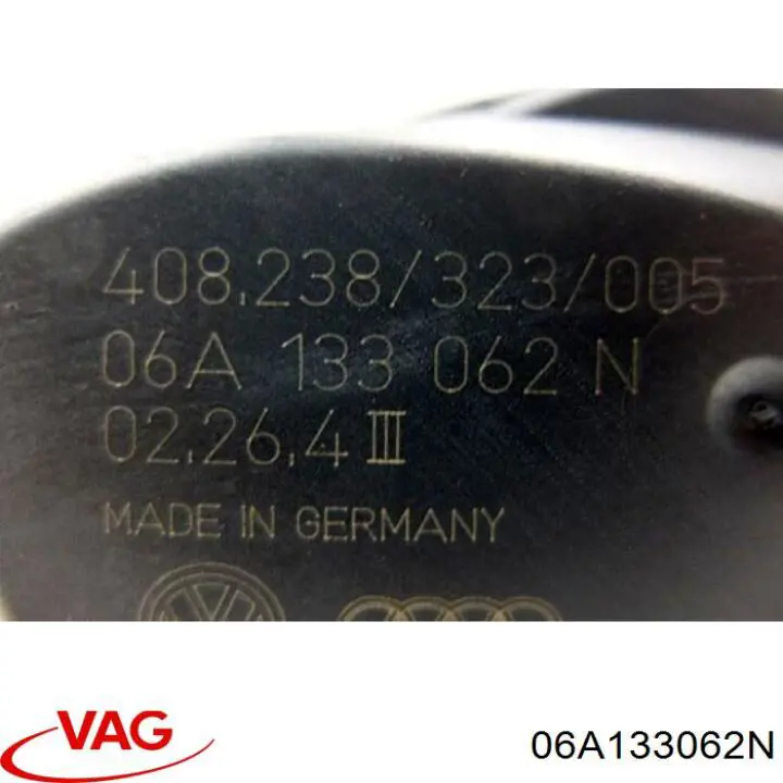 Дроссельная заслонка в сборе VAG 06A133062N цена, от 42.33 USD