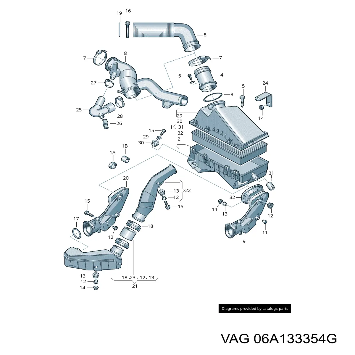  VAG 06A133354G цена, от  