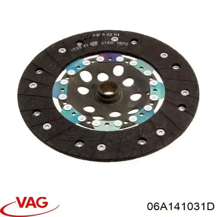 06A141031D VAG диск сцепления