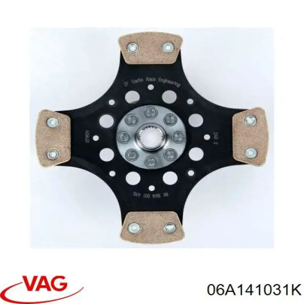 06A141031K VAG Диск сцепления ведомый