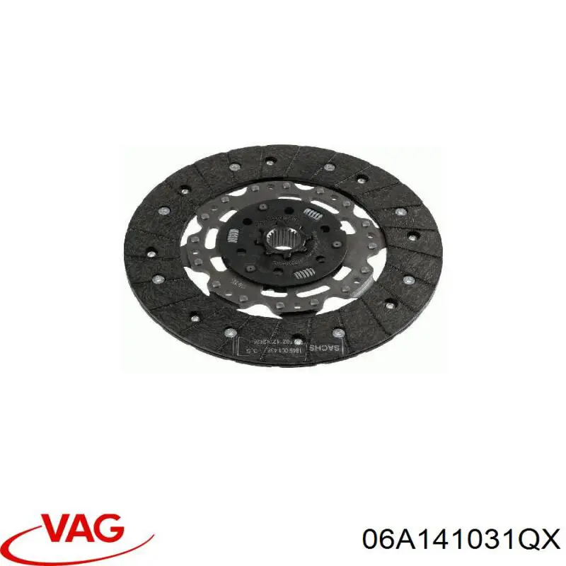 Купить 06A141031QX VAG Диск сцепления
