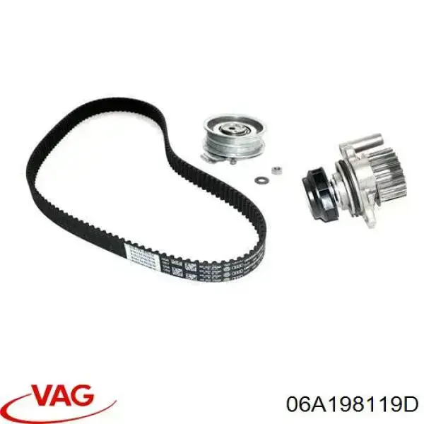 Correia do mecanismo de distribuição de gás, kit VAG 06A198119D