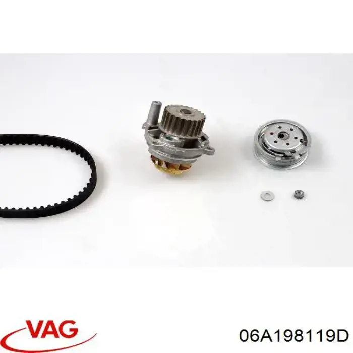 Correia do mecanismo de distribuição de gás, kit 06A198119D VAG