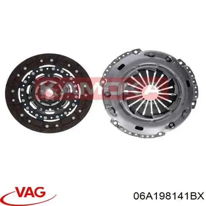Комплект сцепления (3 части) VAG 06A198141BX цена, от  