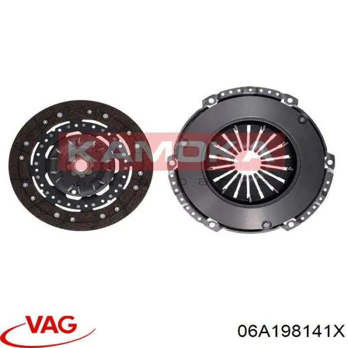 Комплект сцепления (3 части) VAG 06A198141X цена, от 175.00 USD