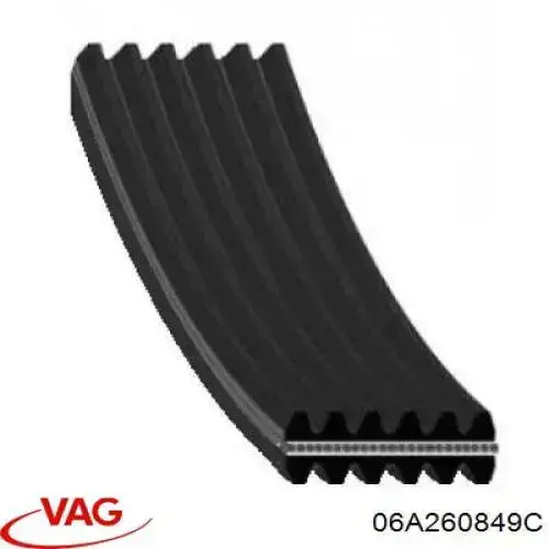 Клиновый ремень VAG 06A260849C цена, от 23.90 USD