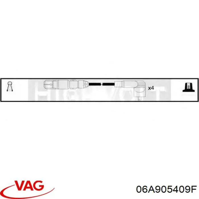 Бронепровода VAG 06A905409F