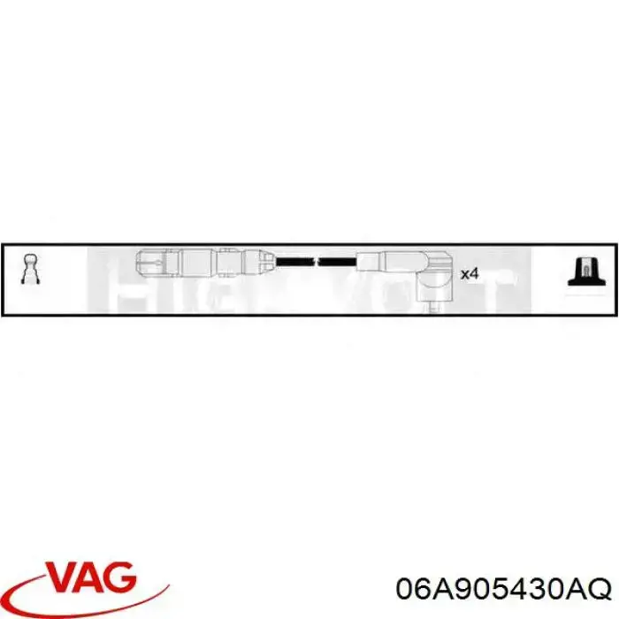 Купить 6A905430AQ VAG Провода высокого напряжения