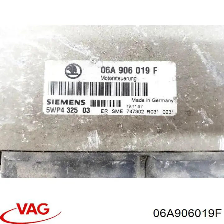 Купить 06A906019F VAG Электронный блок управления двигателем