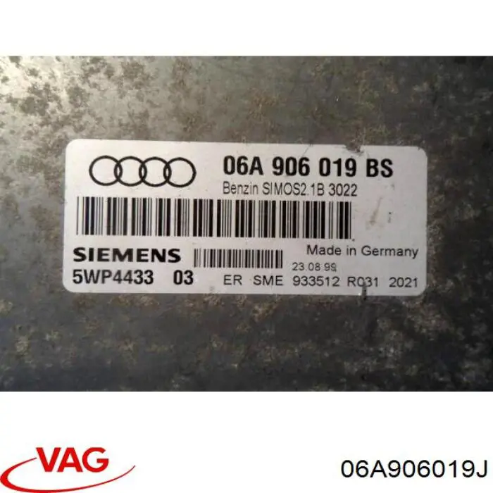 ЭБУ двигателем VAG 06A906019J цена, от 75.71 USD