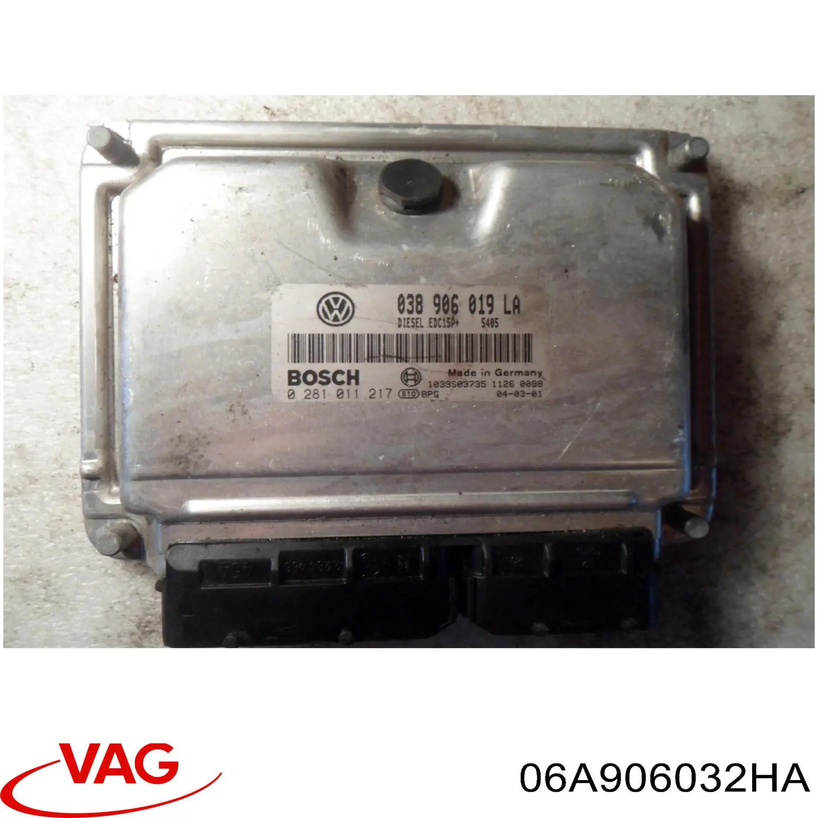Блок управления двигателем 06A906032QJ VAG