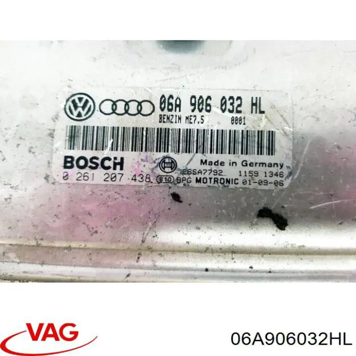 Купить 06A906032HL VAG Электронный блок управления двигателем