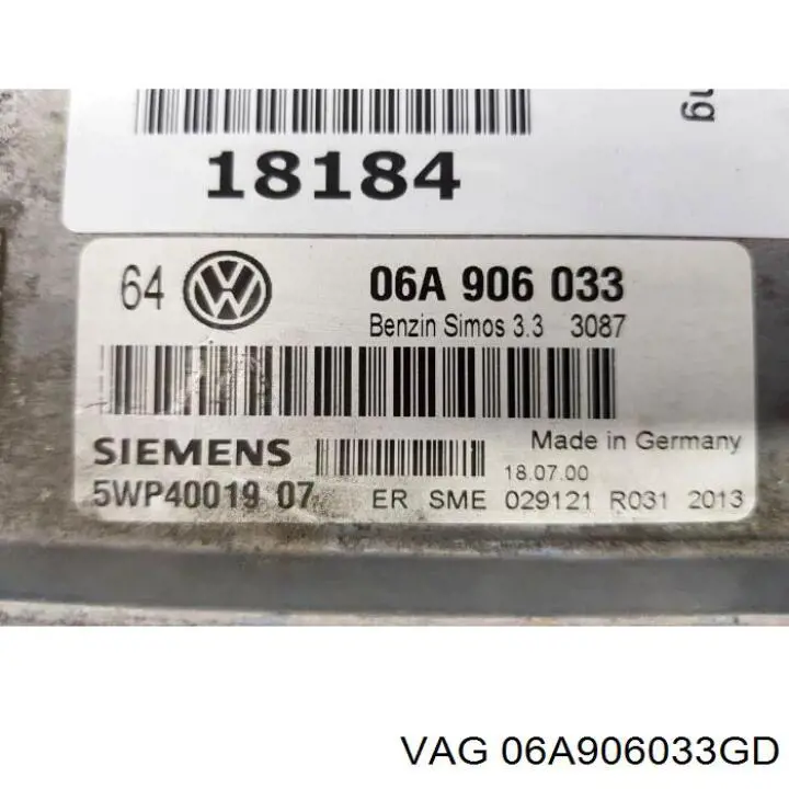 ЭБУ двигателем VAG 06A906033GD цена, от 112.58 USD