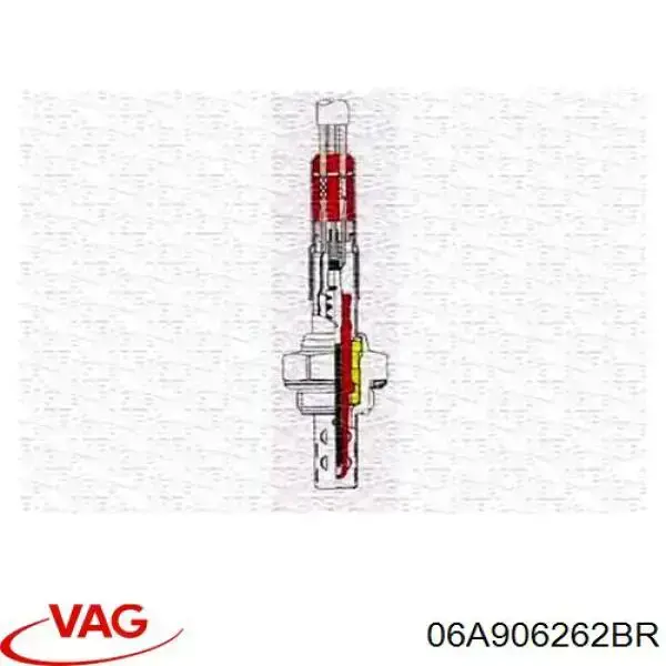 Датчик кислорода до катализатора 06A906262BR VAG