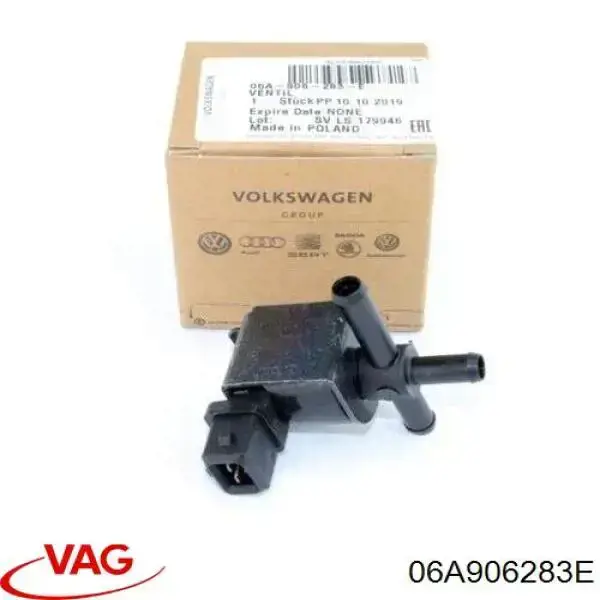 Преобразователь давления (соленоид) наддува VAG 06A906283E цена, от 149.18 USD