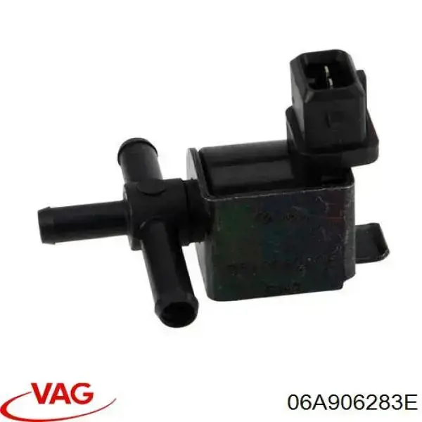 Купить 06A906283E VAG Клапан преобразователь давления наддува (соленоид) 