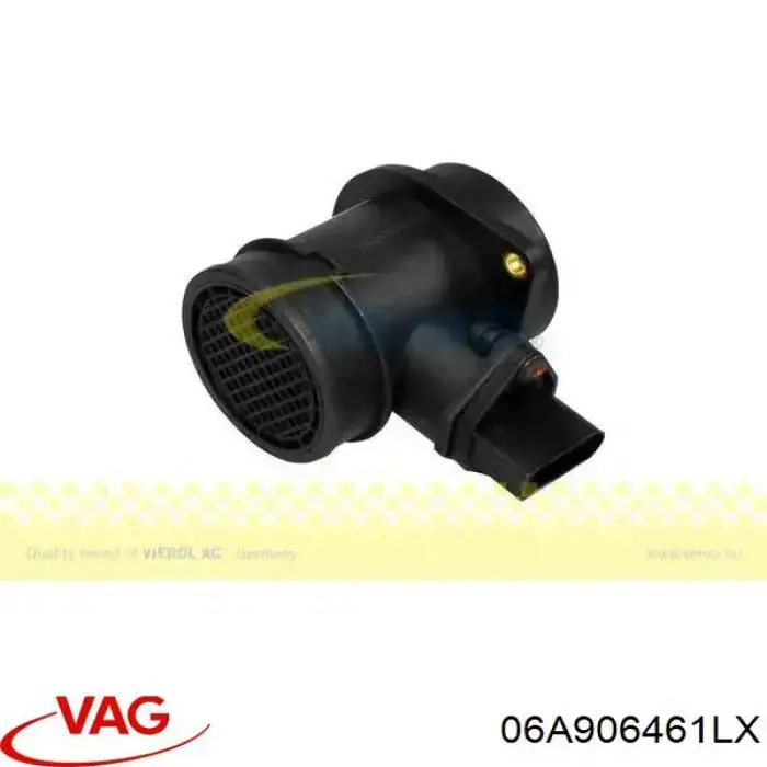 Датчик массового расхода воздуха VAG 06A906461LX цена, от 59.79 USD
