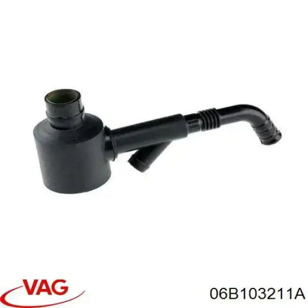 06B103211A VAG патрубок вентиляции картера (маслоотделителя)