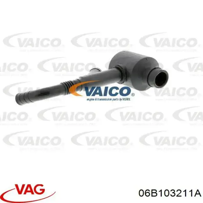Патрубок вентиляции картера, маслоотделителя VAG 06B103211A цена, от 9.27 USD
