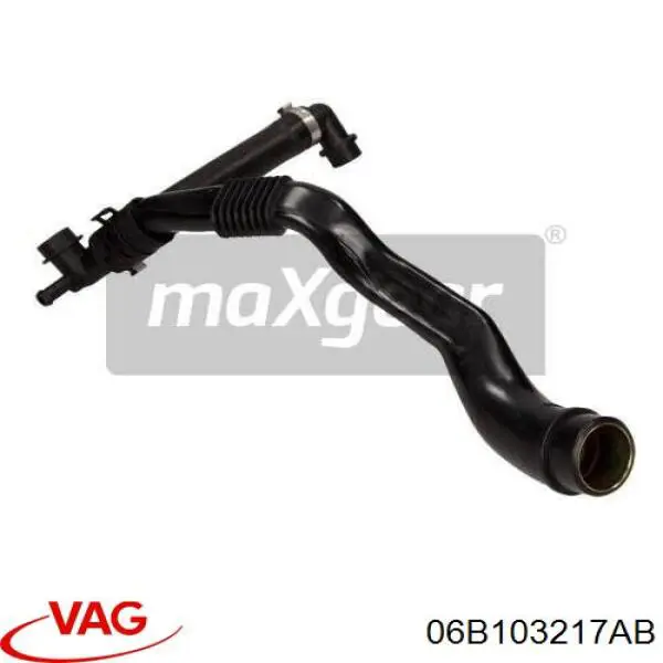 Патрубок вентиляции картера, маслоотделителя VAG 06B103217AB цена, от 30.28 USD