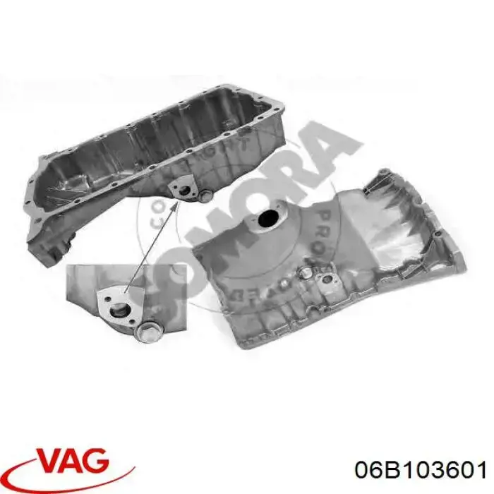 06B103601 VAG Картер масляный