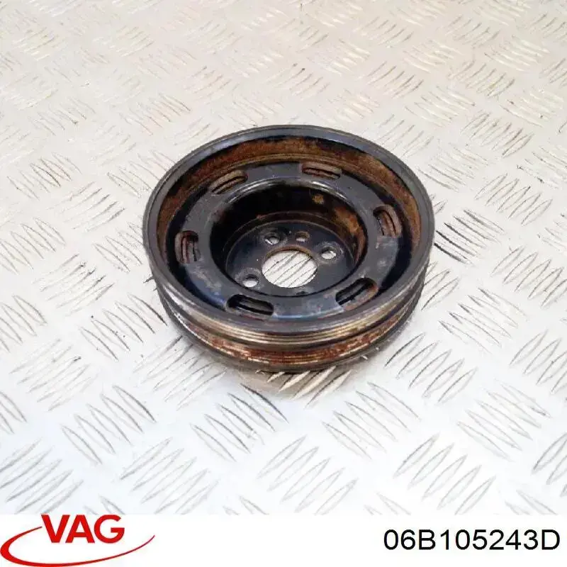 Купить 06B105243D VAG Шкив-демпфер коленвала