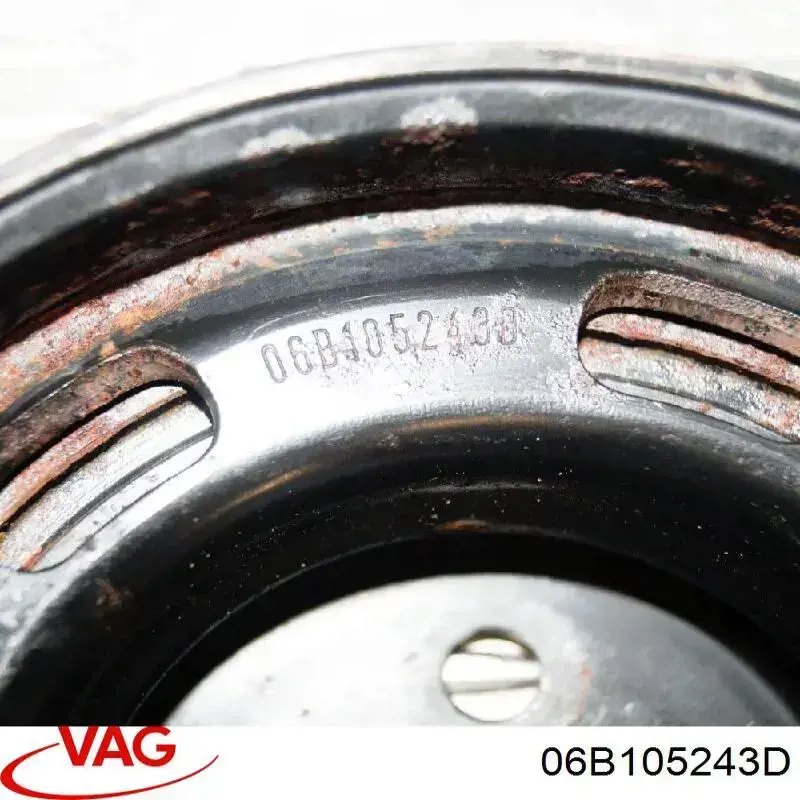 Шкив коленвала 06B105243D VAG