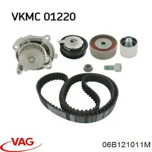 Помпа охлаждения VAG 06B121011M цена, от 29.37 USD