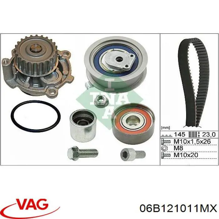 Купить 06B121011MX VAG Насос охлаждения
