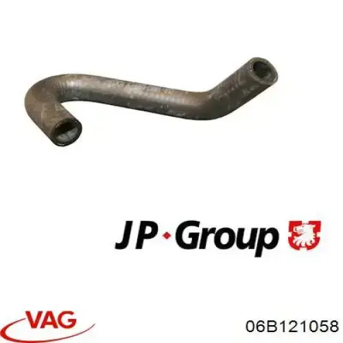 06B121058 VAG трубка (шланг масляного радиатора, обратка (низкого давления))