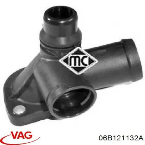 Фланец системы охлаждения VAG 06B121132A цена, от 7.48 USD