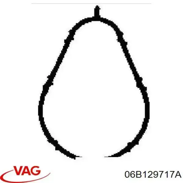 Прокладка впускного коллектора 06B129717A VAG
