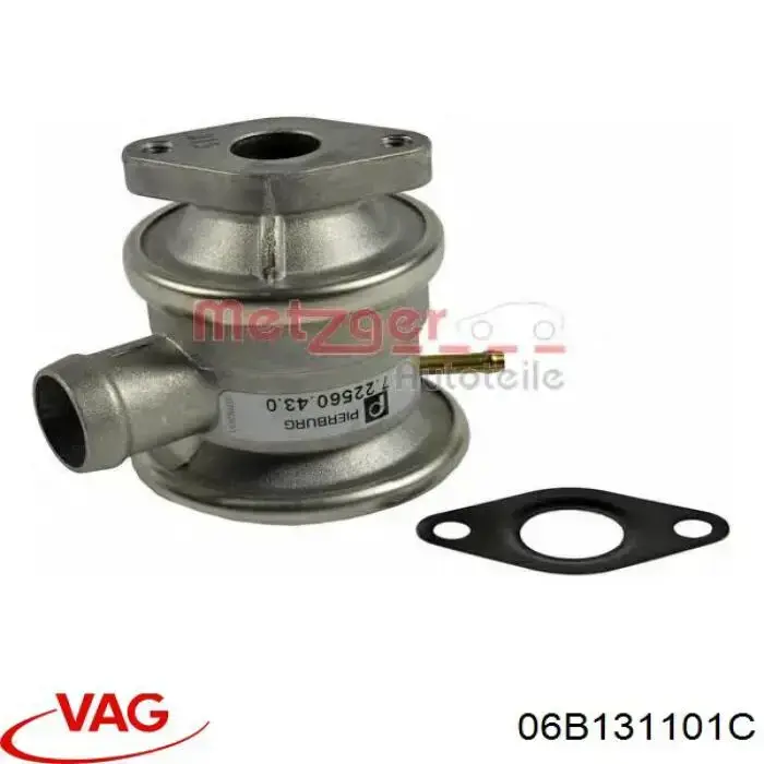 06B131101C VAG клапан pcv вентиляции картерных газов