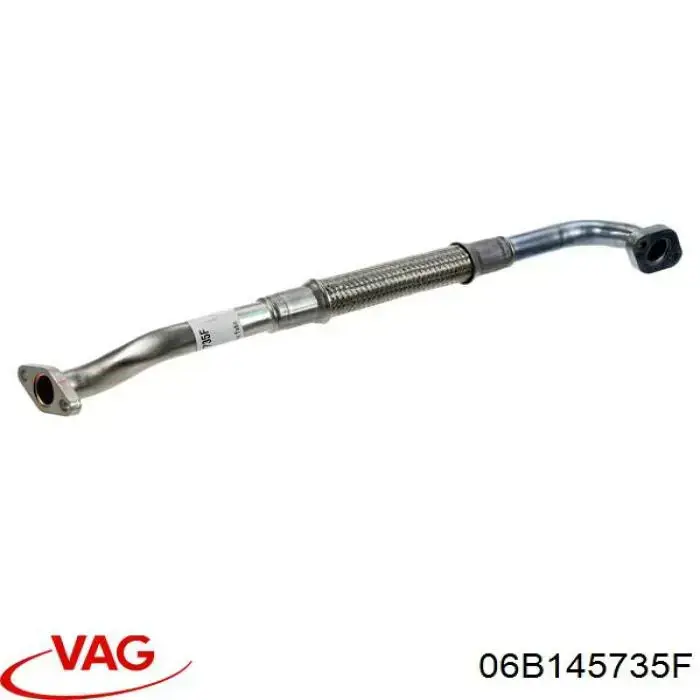 06B145735F VAG tubo (mangueira de derivação de óleo de turbina)