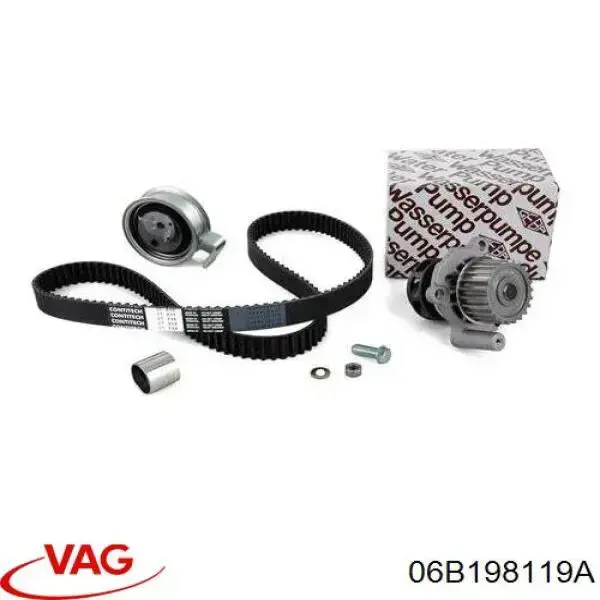ГРМ ремни, комплект VAG 06B198119A цена, от 85.72 USD