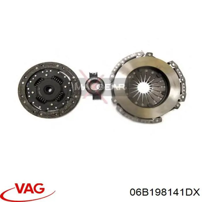 Комплект сцепления (3 части) VAG 06B198141DX цена, от 243.67 USD