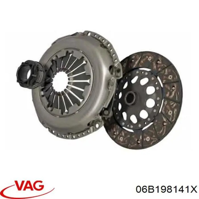 Комплект сцепления (3 части) VAG 06B198141X цена, от 93.32 USD