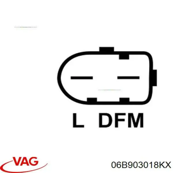 Автомобильный генератор VAG 036903018AX цена, от 42.33 USD