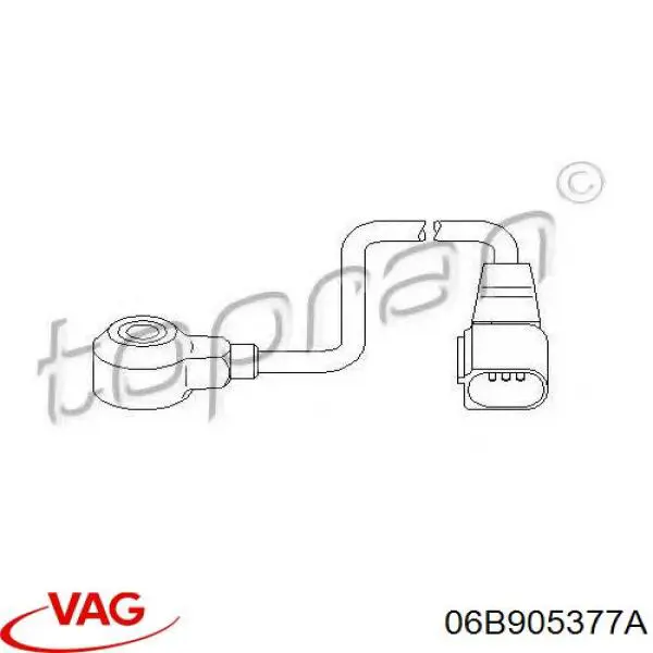 Купить 06B905377A VAG Датчик детонации