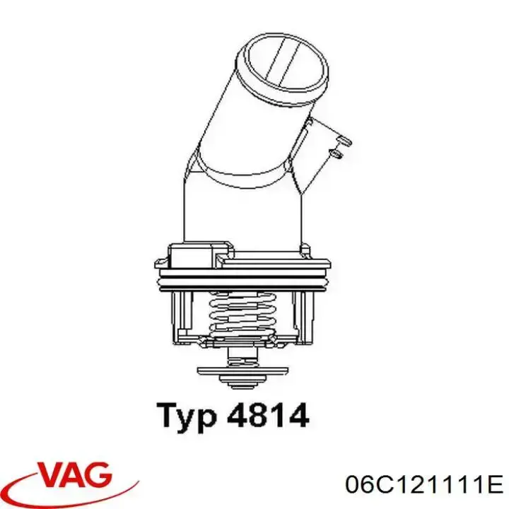 Termostato, refrigerante 06C121111E VAG/Audi