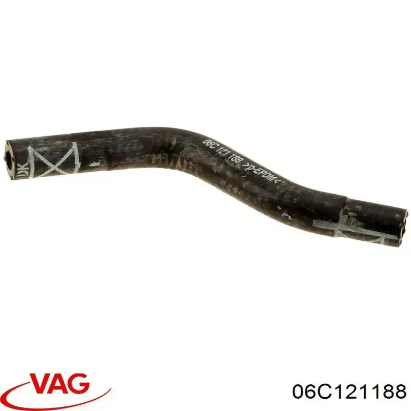 06C121188 VAG mangueira (cano derivado inferior do radiador de esfriamento)