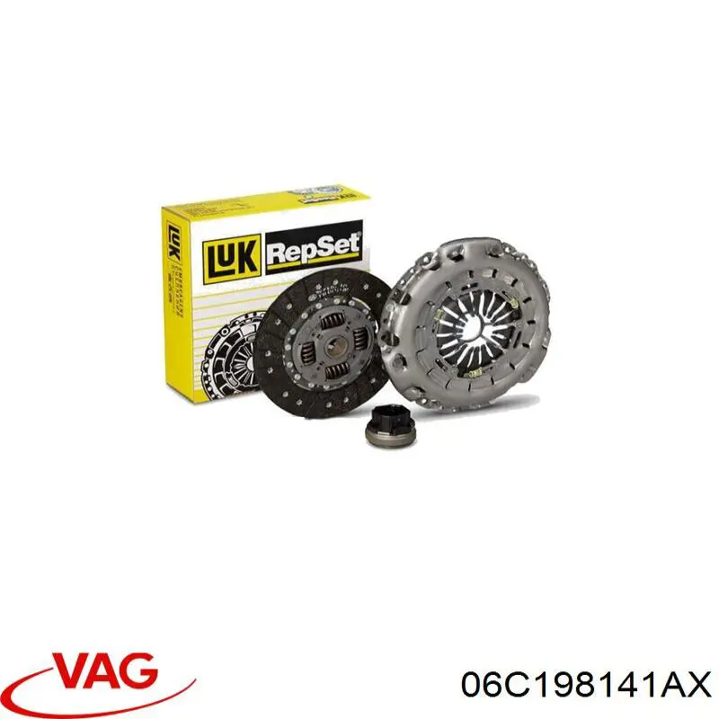Комплект сцепления (3 части) VAG 06C198141AX цена, от 254.45 USD