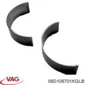 06D105701BGLB VAG вкладыши коленвала шатунные, комплект, стандарт (std)