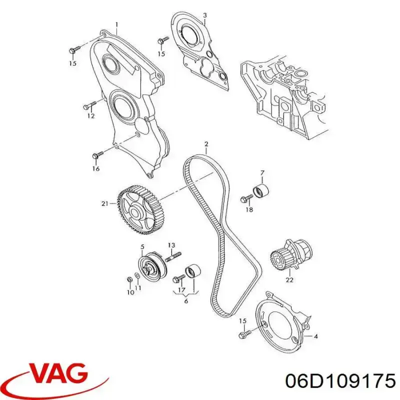 Купить 06D109175 VAG 