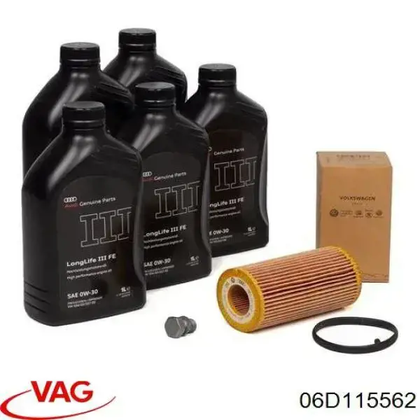 Filtro de óleo VAG 06D115562 preço, a partir de 15,76 USD