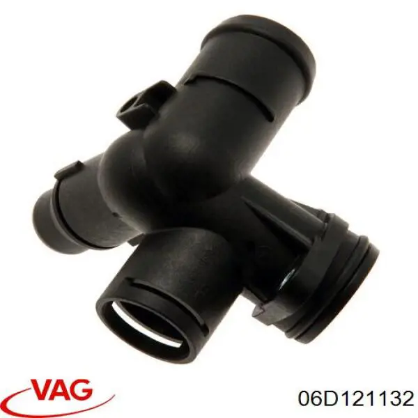 Фланец системы охлаждения VAG 06D121132 цена, от 8.55 USD